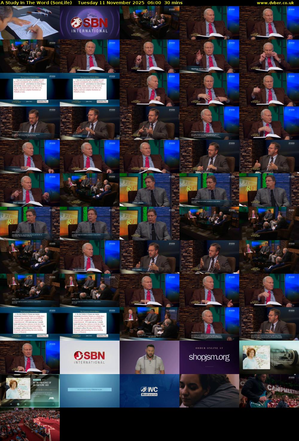 A Study In The Word (SonLife) Tuesday 11 November 2025 06:00 - 06:30