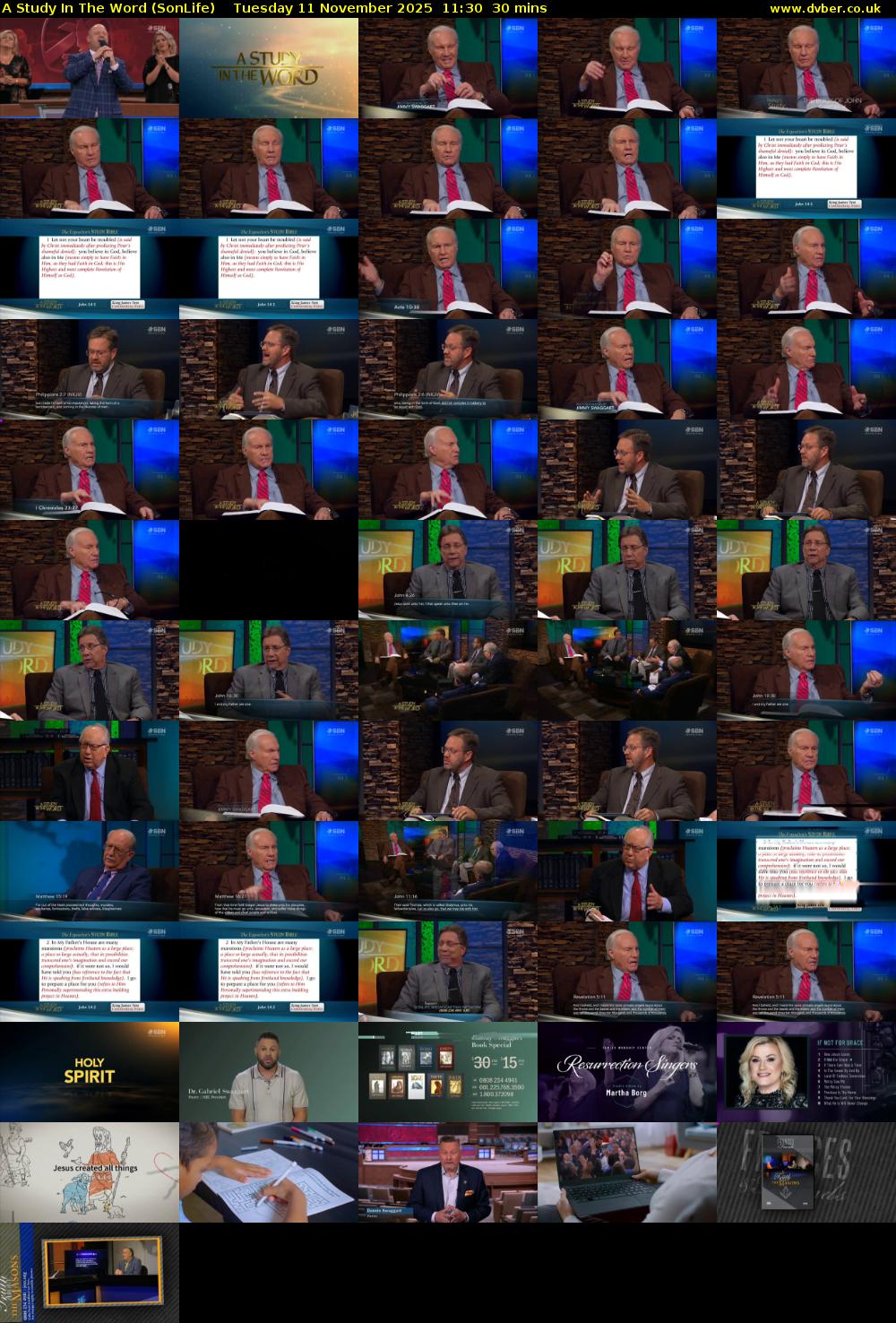 A Study In The Word (SonLife) Tuesday 11 November 2025 11:30 - 12:00