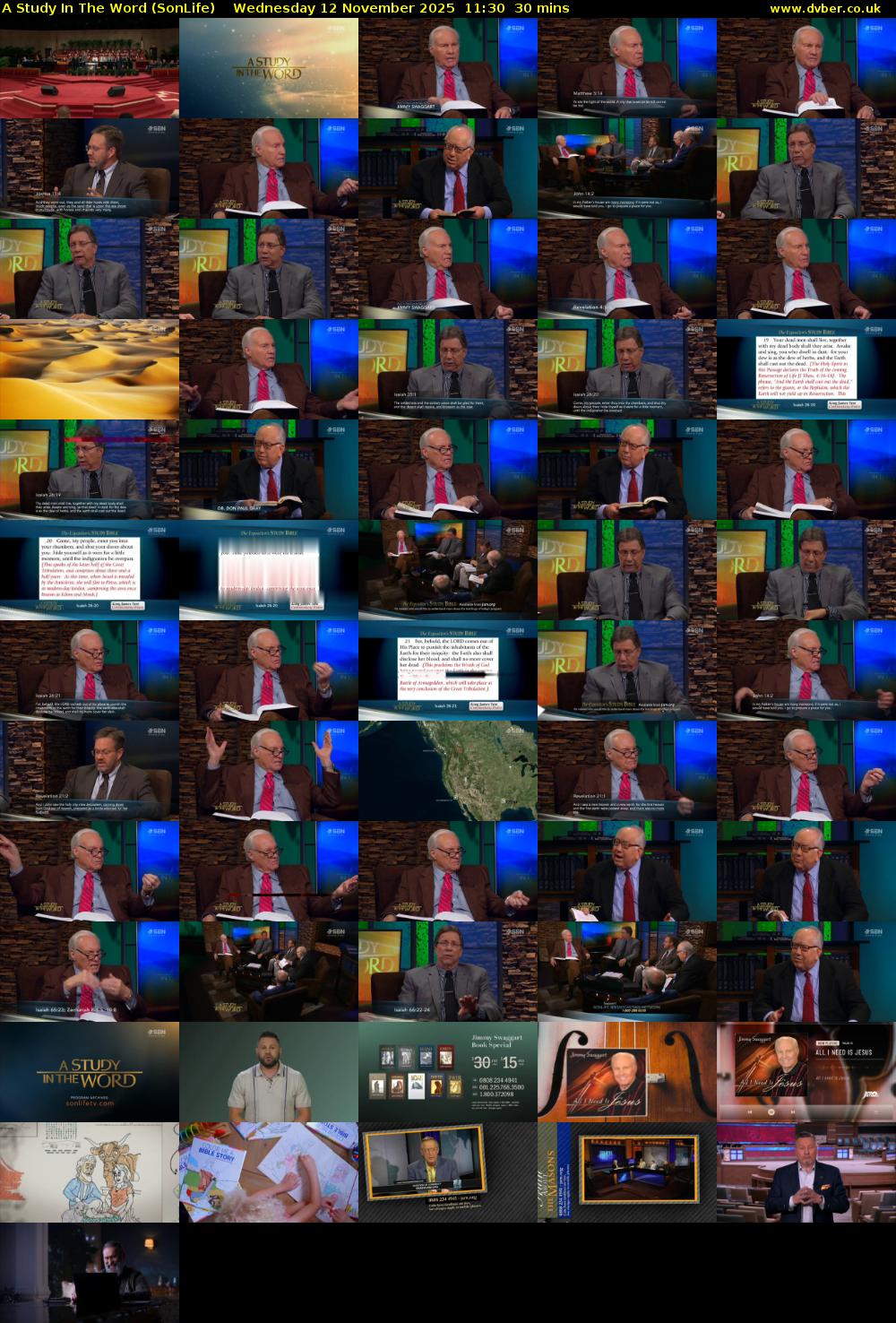 A Study In The Word (SonLife) Wednesday 12 November 2025 11:30 - 12:00