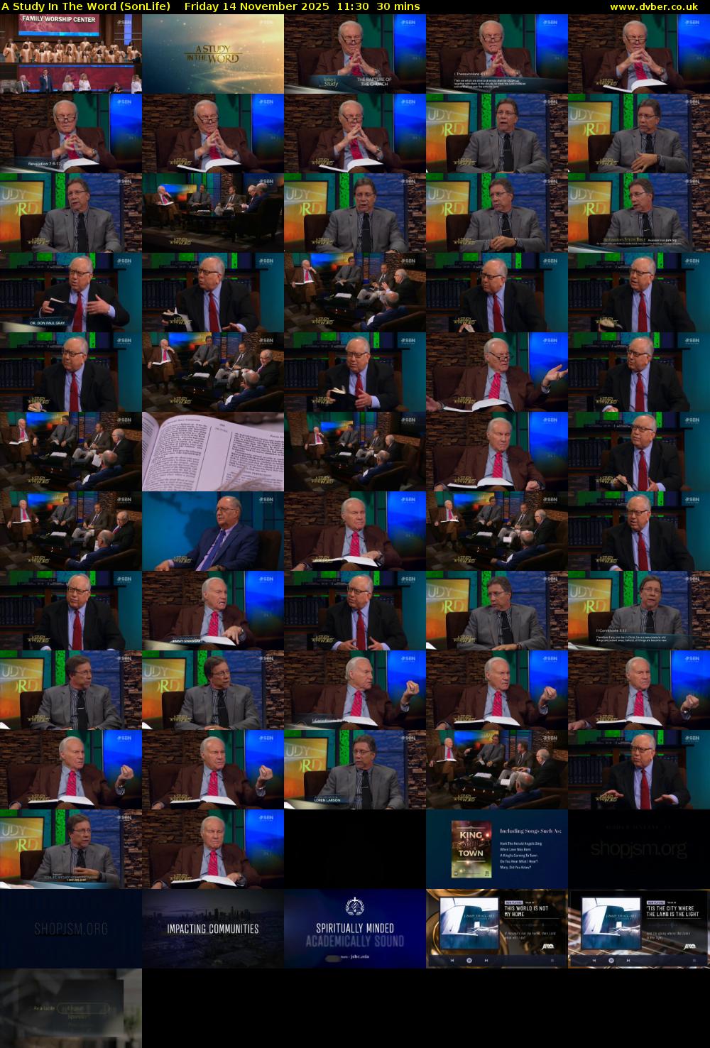 A Study In The Word (SonLife) Friday 14 November 2025 11:30 - 12:00