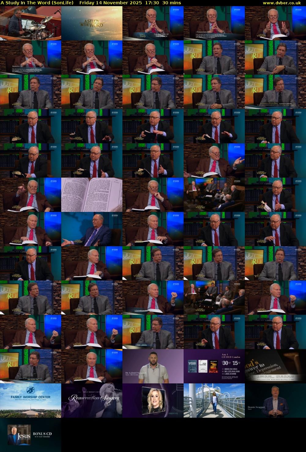 A Study In The Word (SonLife) Friday 14 November 2025 17:30 - 18:00