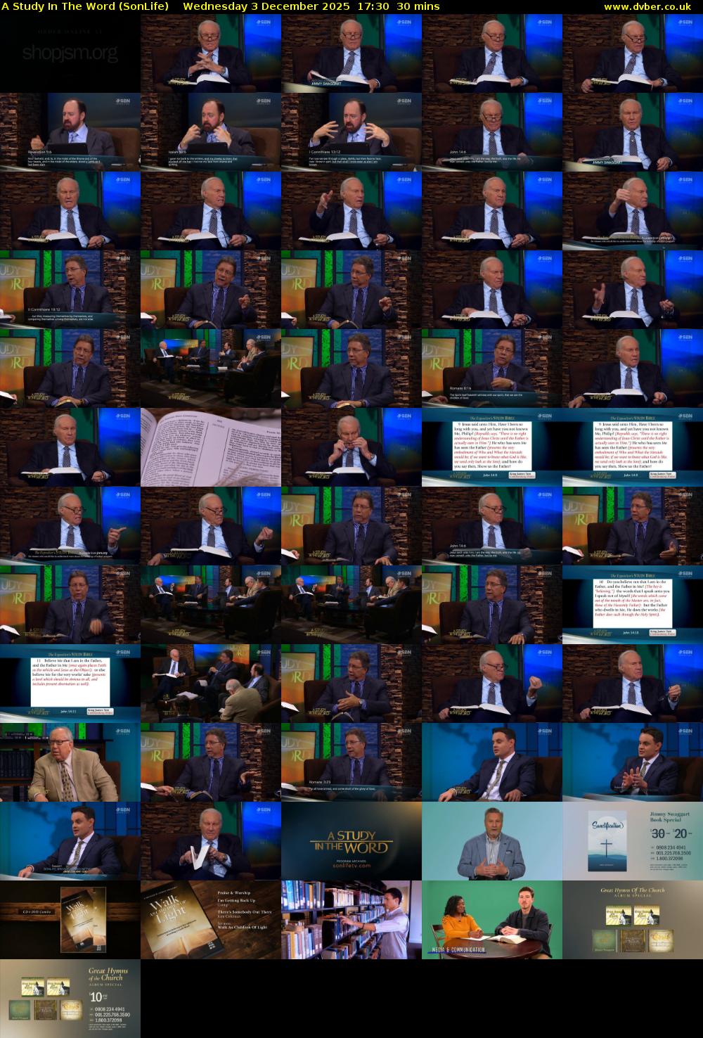 A Study In The Word (SonLife) Wednesday 3 December 2025 17:30 - 18:00