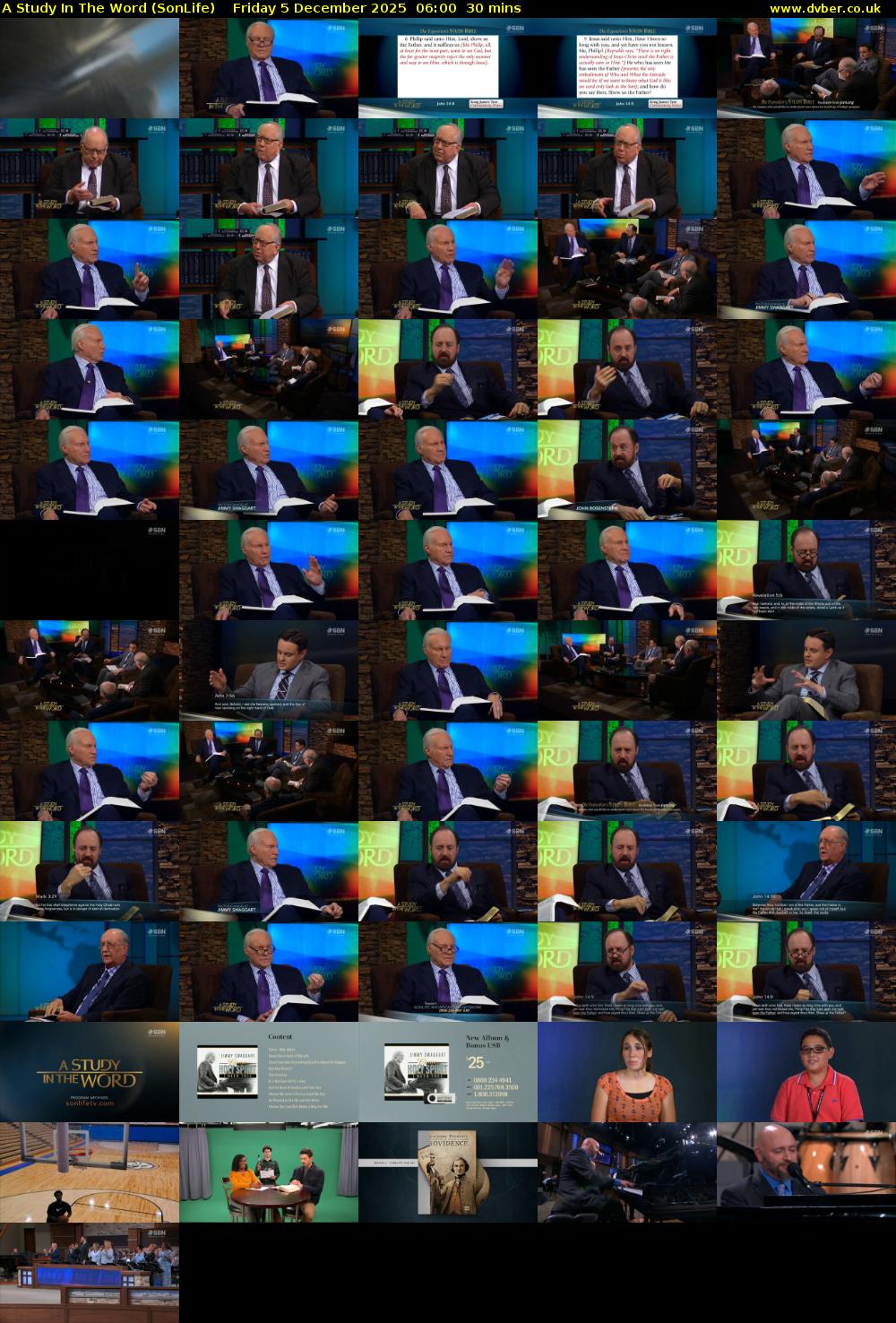 A Study In The Word (SonLife) Friday 5 December 2025 06:00 - 06:30