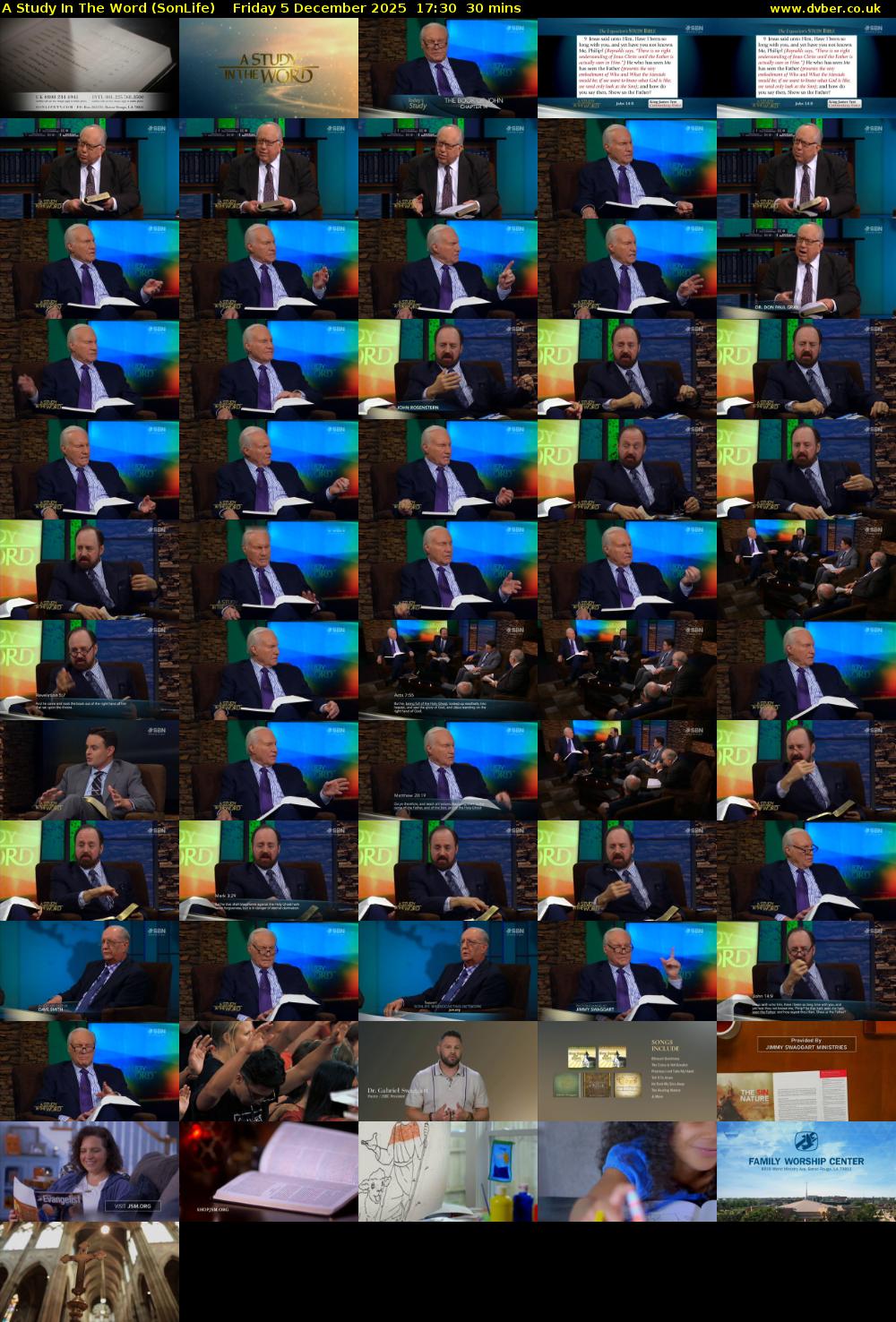 A Study In The Word (SonLife) Friday 5 December 2025 17:30 - 18:00