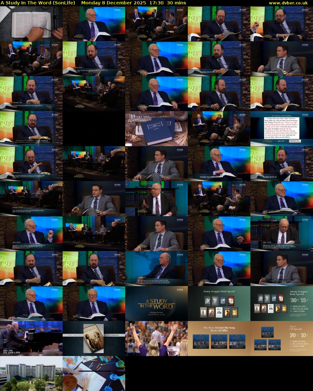 A Study In The Word (SonLife) Monday 8 December 2025 17:30 - 18:00