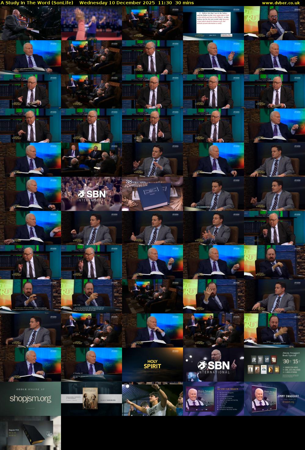 A Study In The Word (SonLife) Wednesday 10 December 2025 11:30 - 12:00