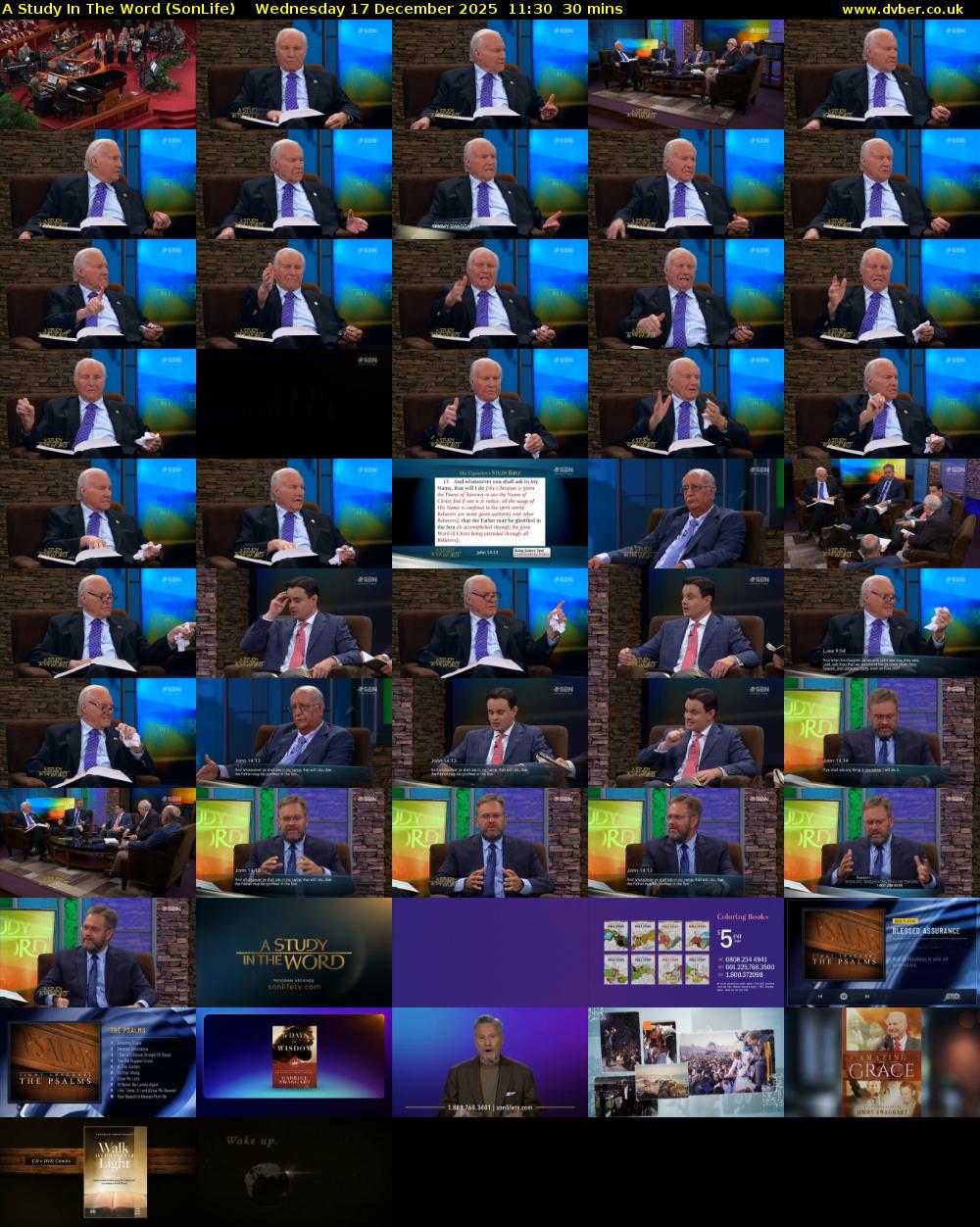 A Study In The Word (SonLife) Wednesday 17 December 2025 11:30 - 12:00