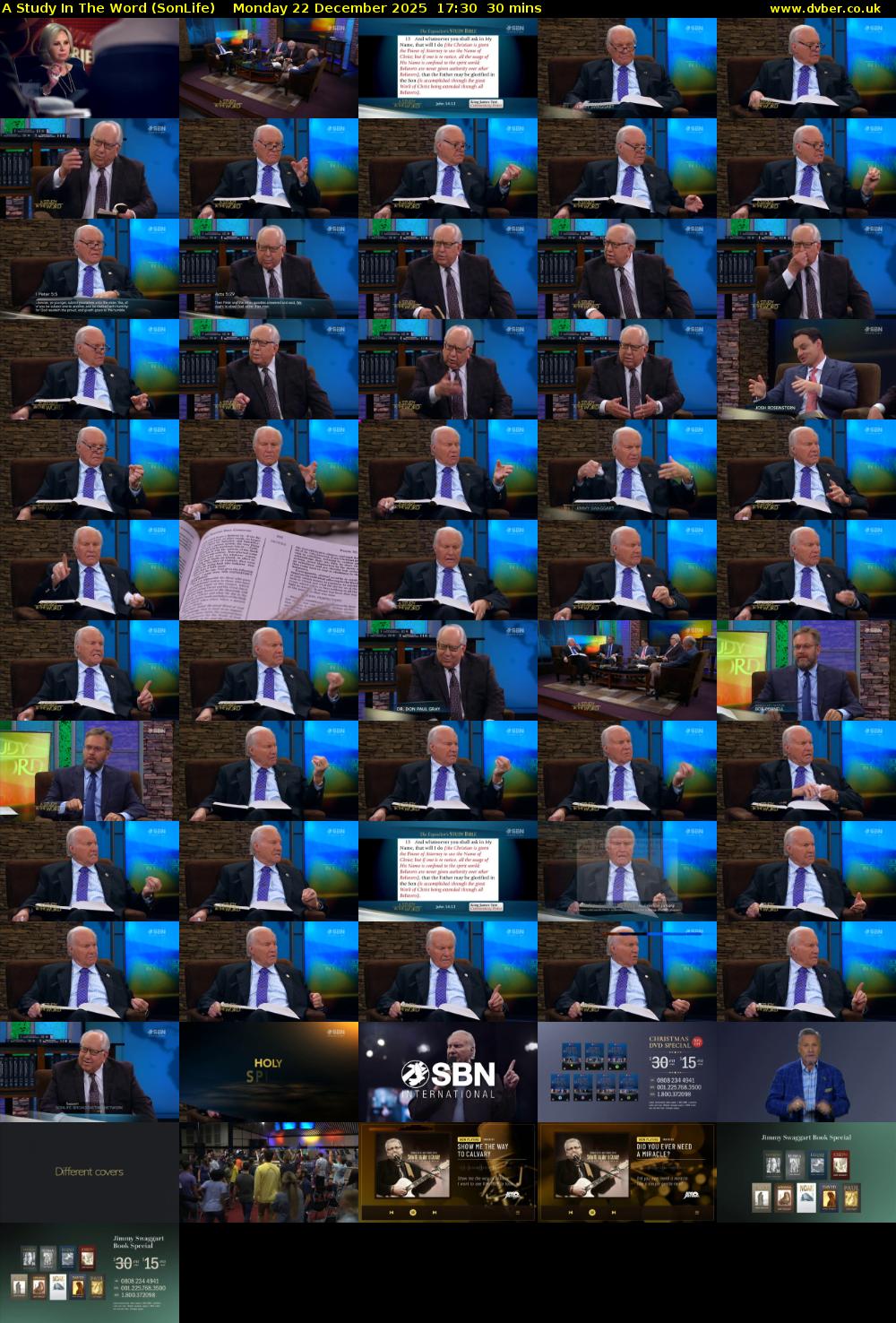 A Study In The Word (SonLife) Monday 22 December 2025 17:30 - 18:00