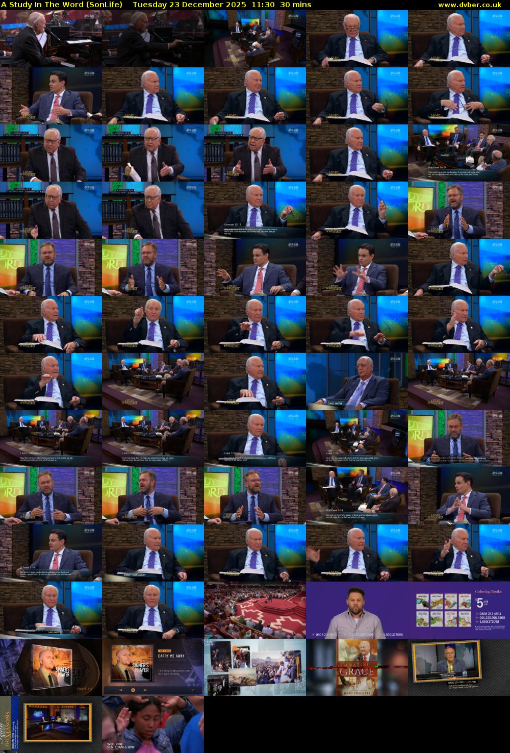 A Study In The Word (SonLife) Tuesday 23 December 2025 11:30 - 12:00