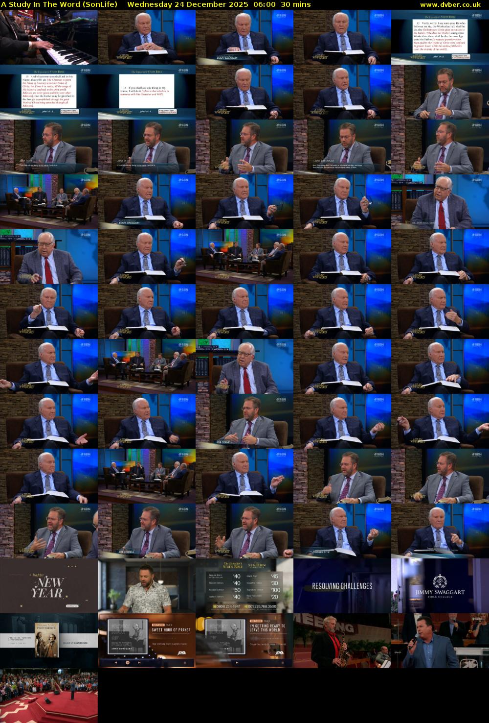 A Study In The Word (SonLife) Wednesday 24 December 2025 06:00 - 06:30