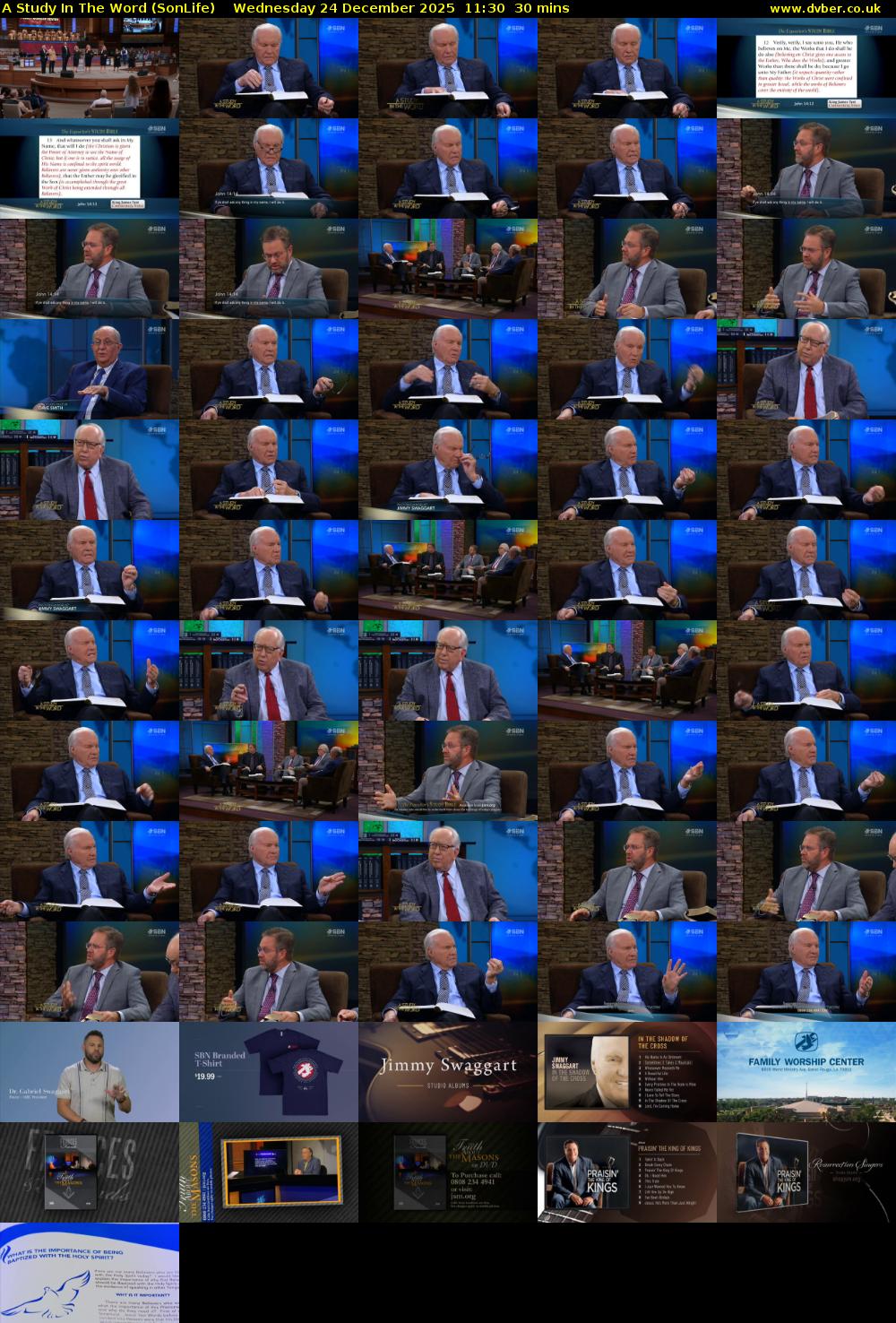 A Study In The Word (SonLife) Wednesday 24 December 2025 11:30 - 12:00