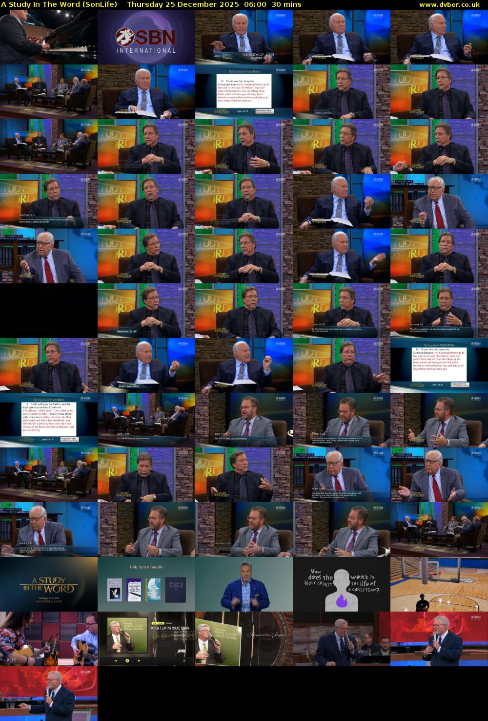 A Study In The Word (SonLife) Thursday 25 December 2025 06:00 - 06:30