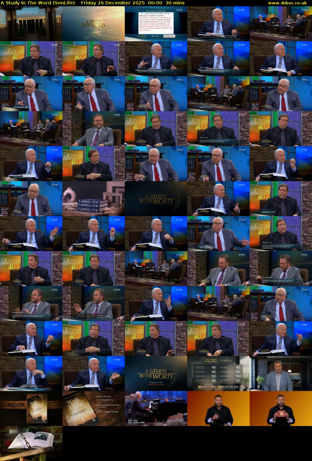 A Study In The Word (SonLife) Friday 26 December 2025 06:00 - 06:30