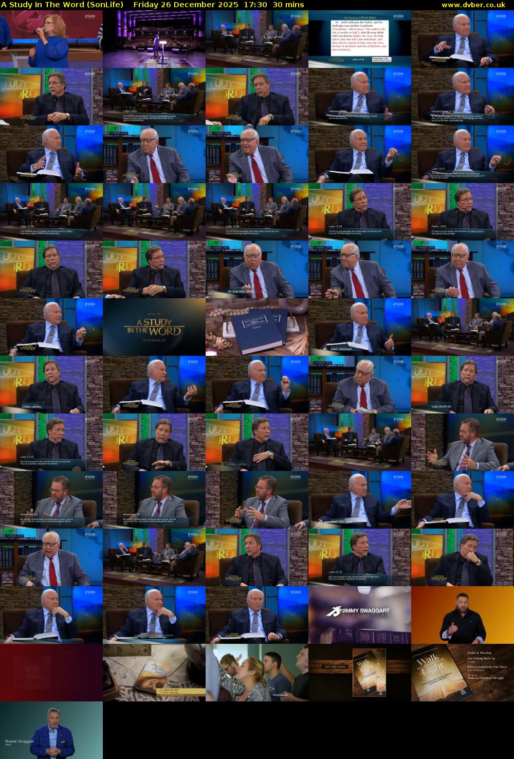 A Study In The Word (SonLife) Friday 26 December 2025 17:30 - 18:00