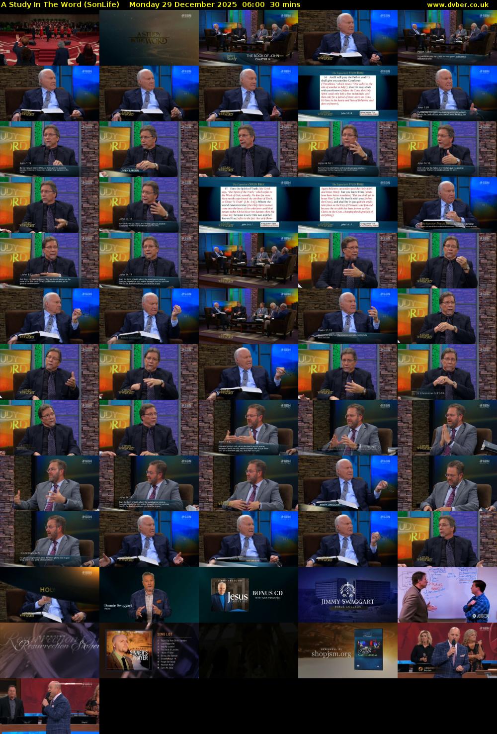 A Study In The Word (SonLife) Monday 29 December 2025 06:00 - 06:30