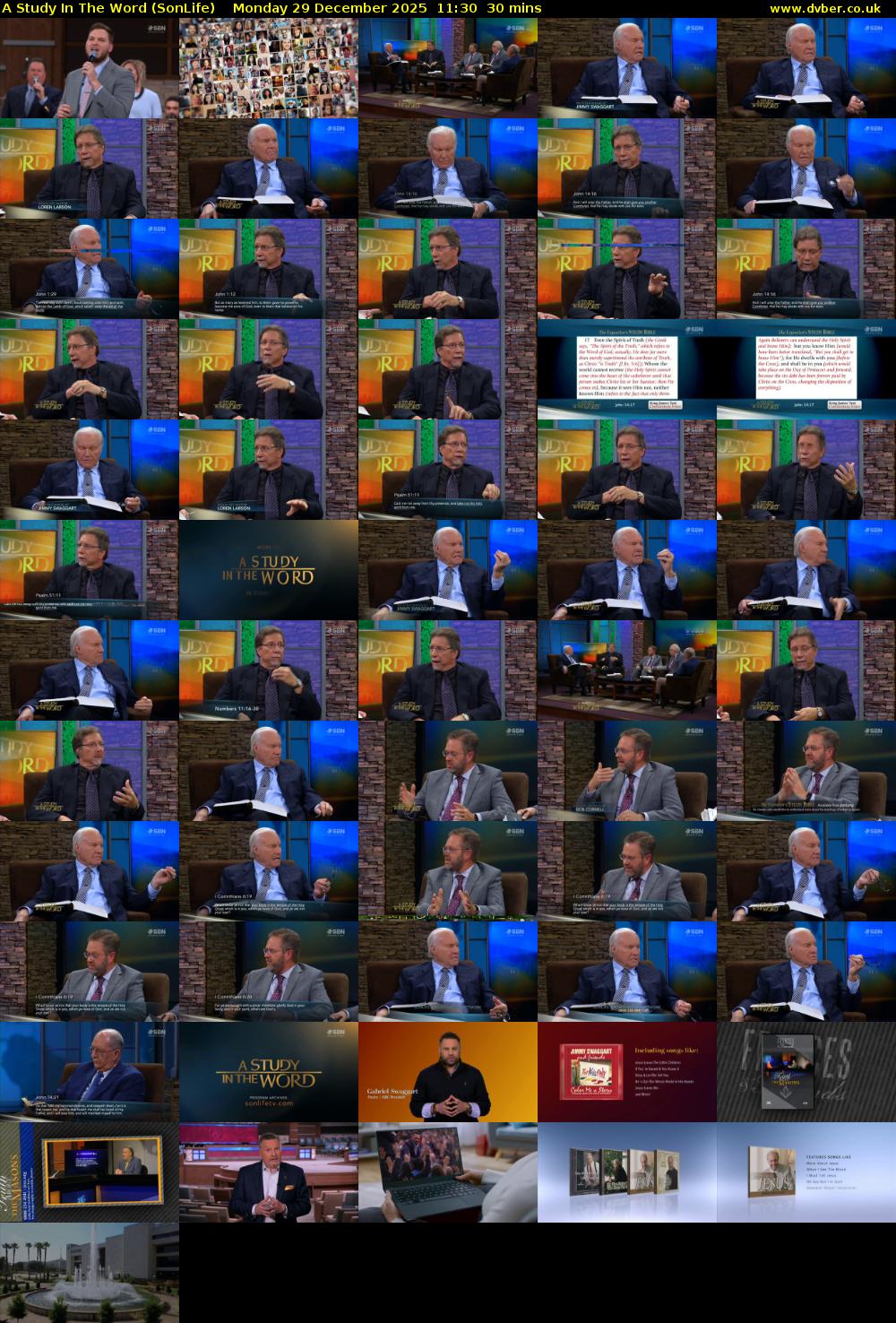 A Study In The Word (SonLife) Monday 29 December 2025 11:30 - 12:00