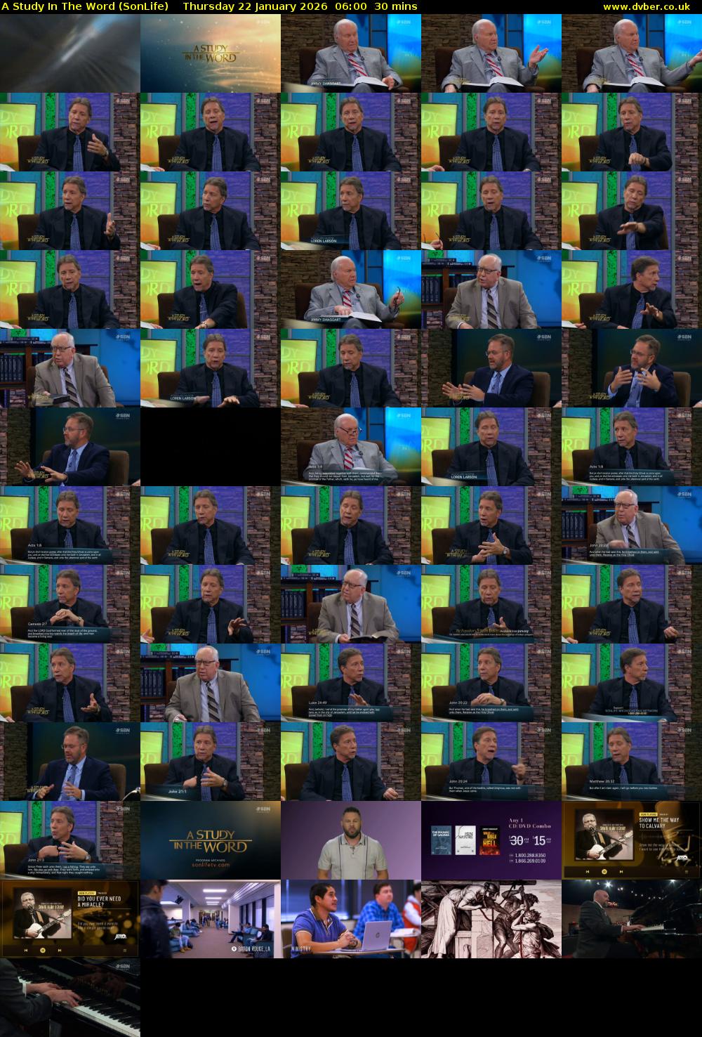 A Study In The Word (SonLife) Thursday 22 January 2026 06:00 - 06:30