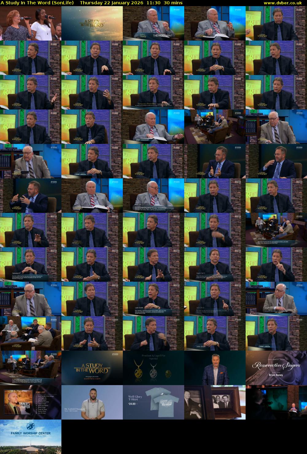 A Study In The Word (SonLife) Thursday 22 January 2026 11:30 - 12:00