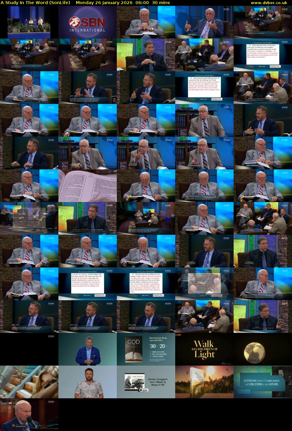 A Study In The Word (SonLife) Monday 26 January 2026 06:00 - 06:30