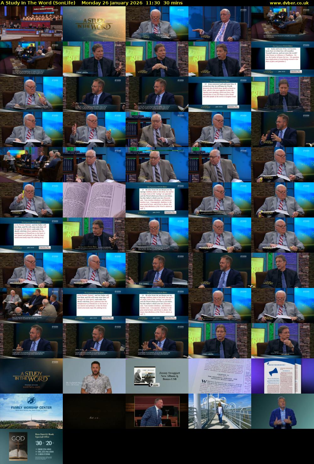 A Study In The Word (SonLife) Monday 26 January 2026 11:30 - 12:00