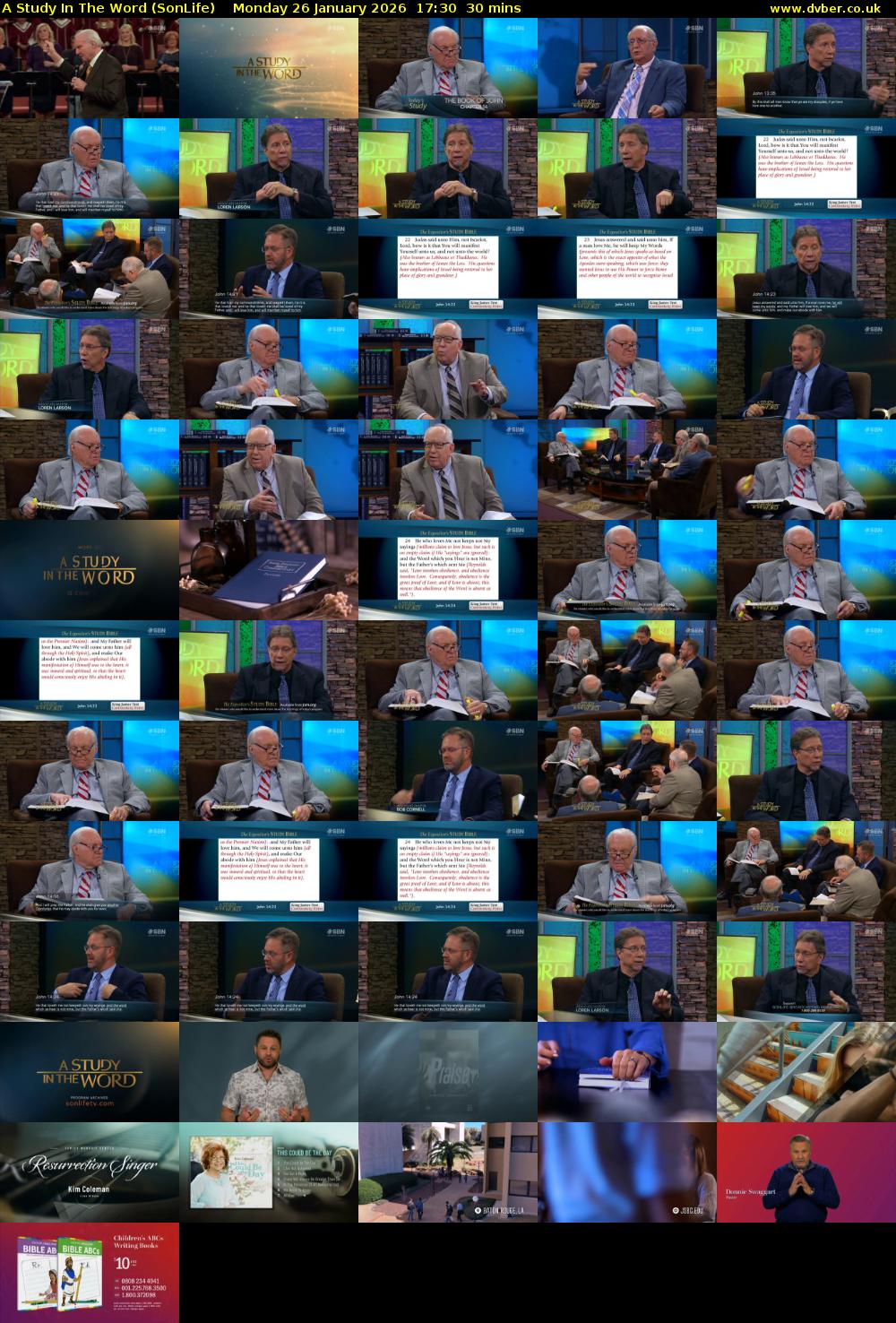 A Study In The Word (SonLife) Monday 26 January 2026 17:30 - 18:00