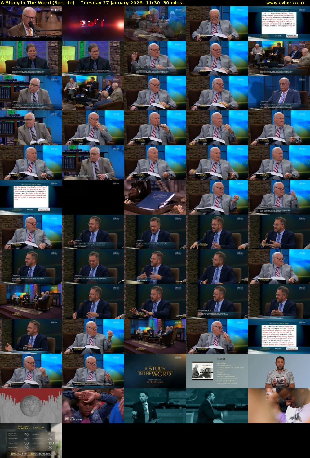 A Study In The Word (SonLife) Tuesday 27 January 2026 11:30 - 12:00