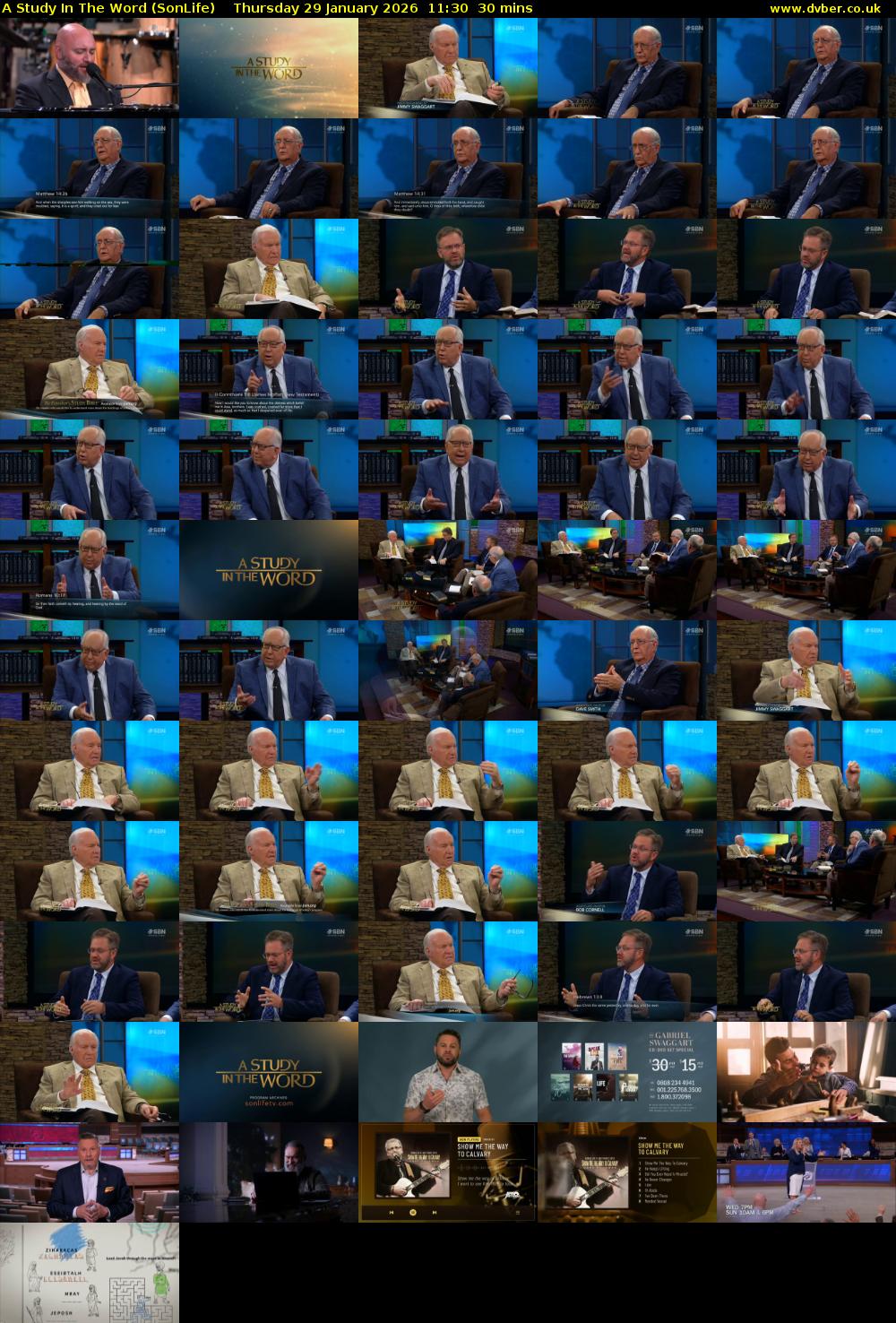 A Study In The Word (SonLife) Thursday 29 January 2026 11:30 - 12:00