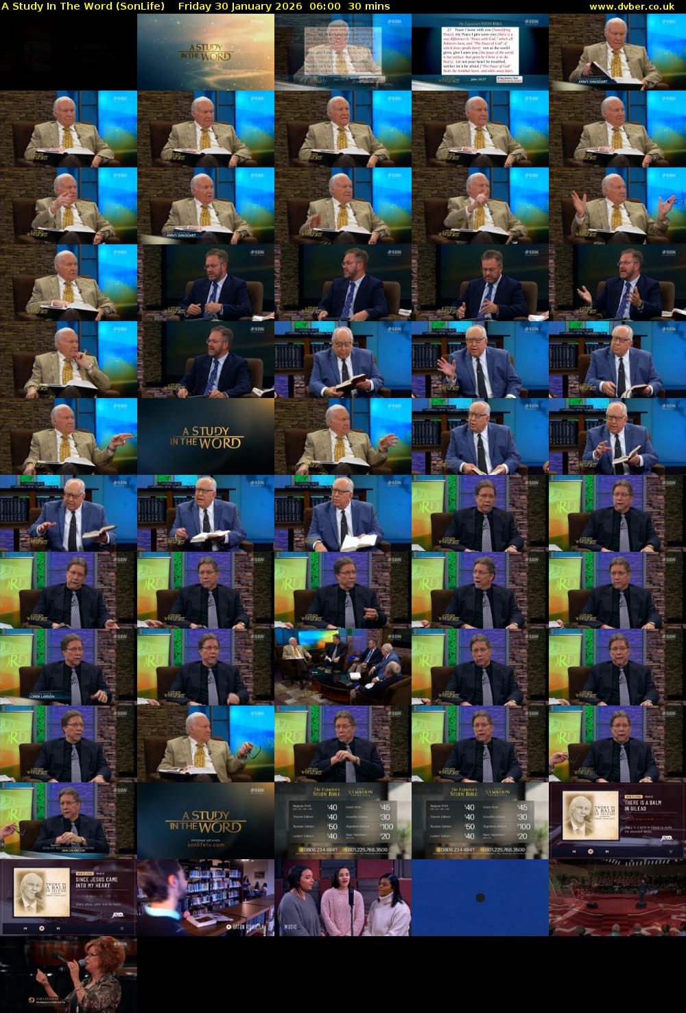 A Study In The Word (SonLife) Friday 30 January 2026 06:00 - 06:30