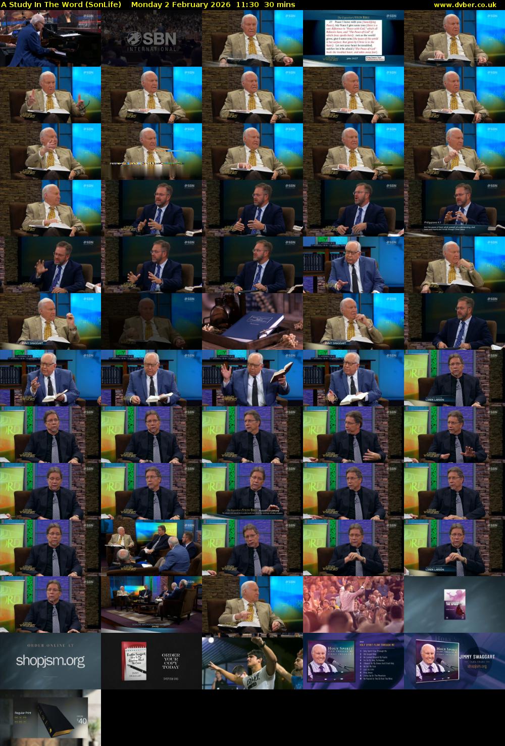 A Study In The Word (SonLife) Monday 2 February 2026 11:30 - 12:00