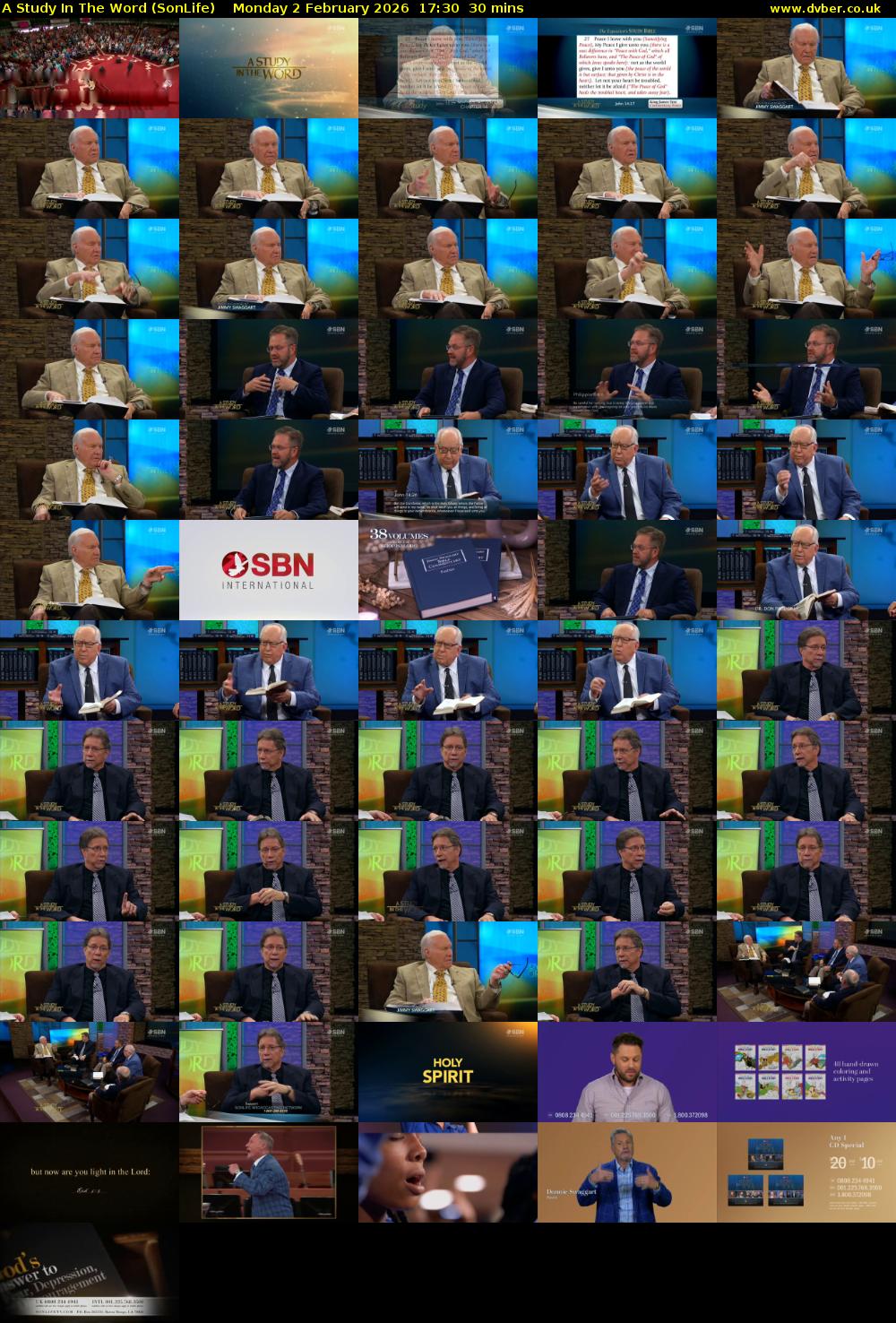 A Study In The Word (SonLife) Monday 2 February 2026 17:30 - 18:00