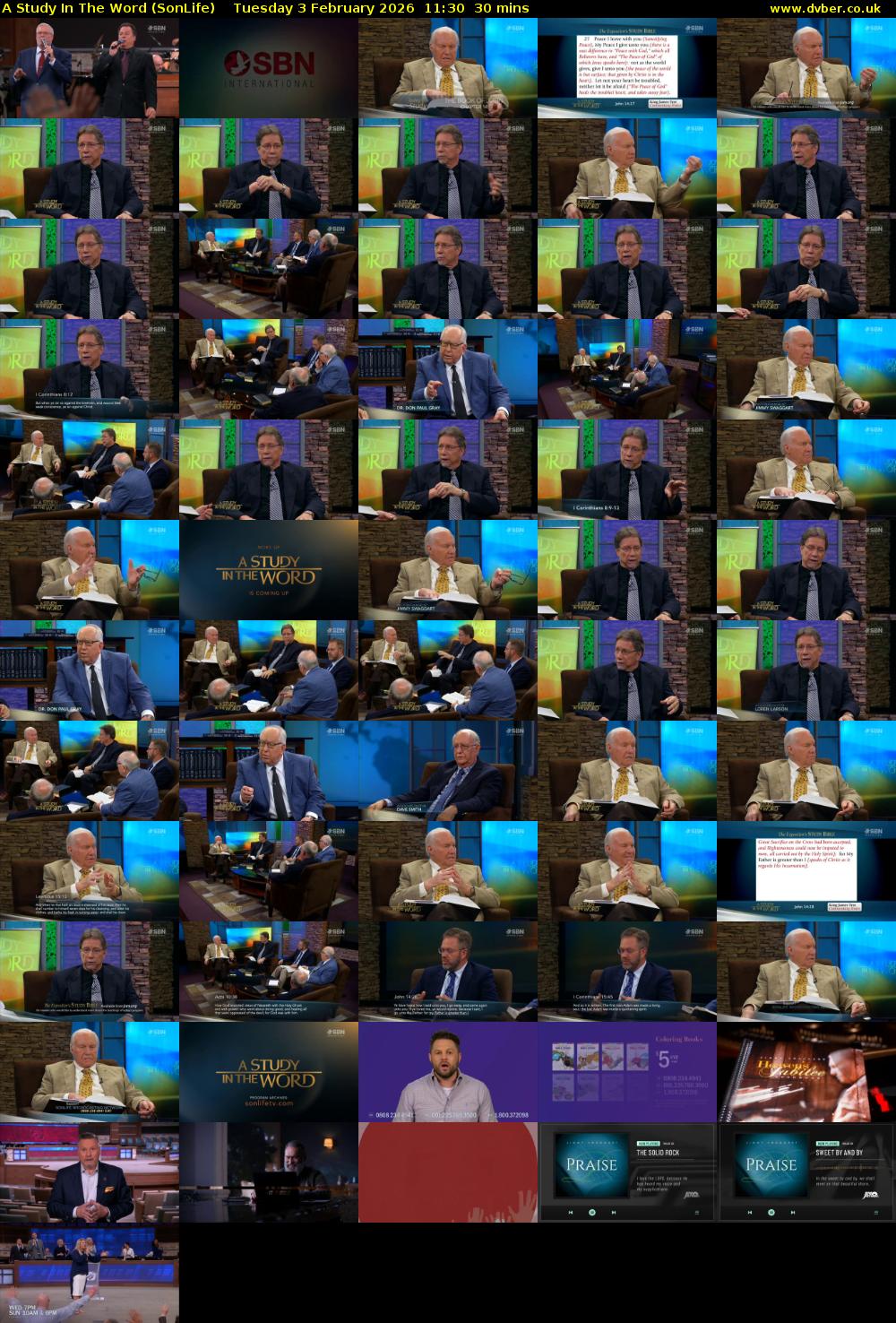 A Study In The Word (SonLife) Tuesday 3 February 2026 11:30 - 12:00