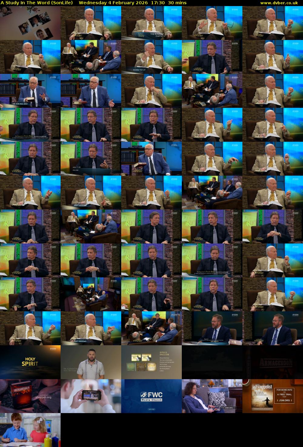 A Study In The Word (SonLife) Wednesday 4 February 2026 17:30 - 18:00