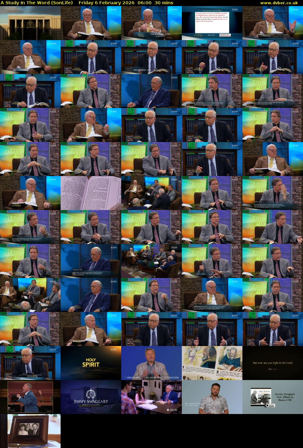 A Study In The Word (SonLife) Friday 6 February 2026 06:00 - 06:30