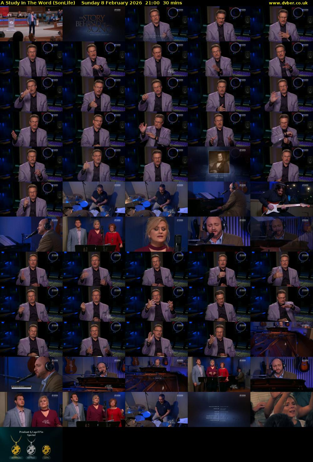 A Study In The Word (SonLife) Sunday 8 February 2026 21:00 - 21:30