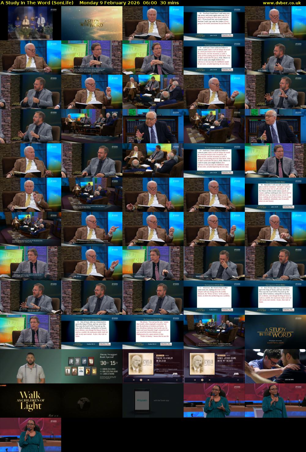 A Study In The Word (SonLife) Monday 9 February 2026 06:00 - 06:30