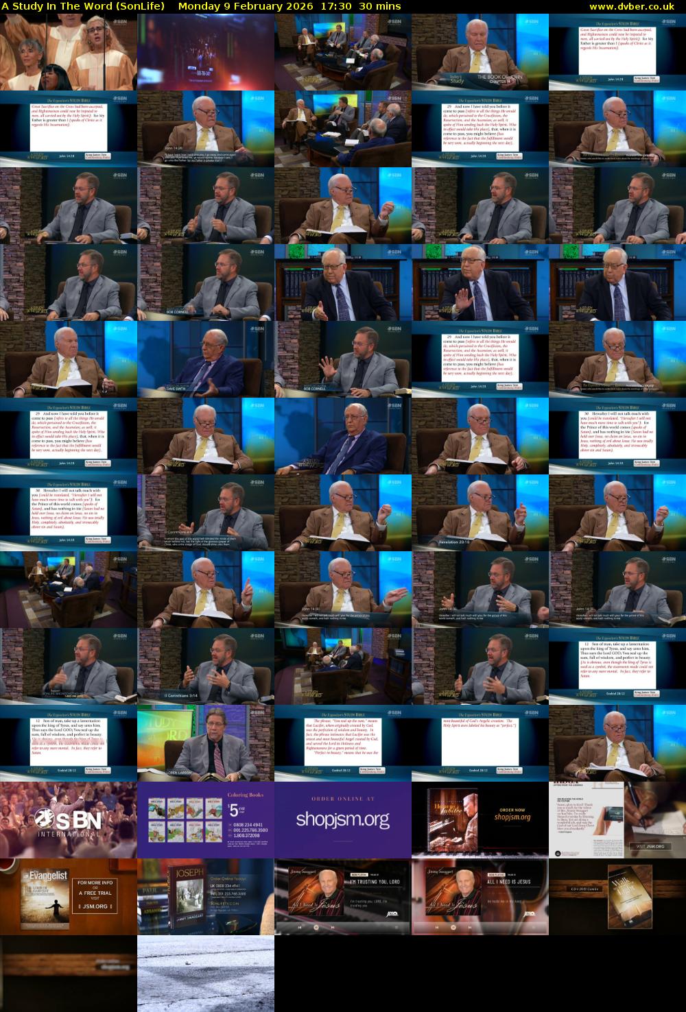 A Study In The Word (SonLife) Monday 9 February 2026 17:30 - 18:00