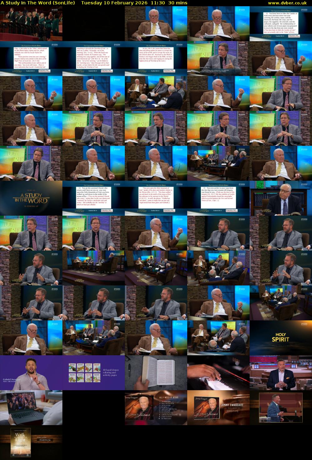 A Study In The Word (SonLife) Tuesday 10 February 2026 11:30 - 12:00