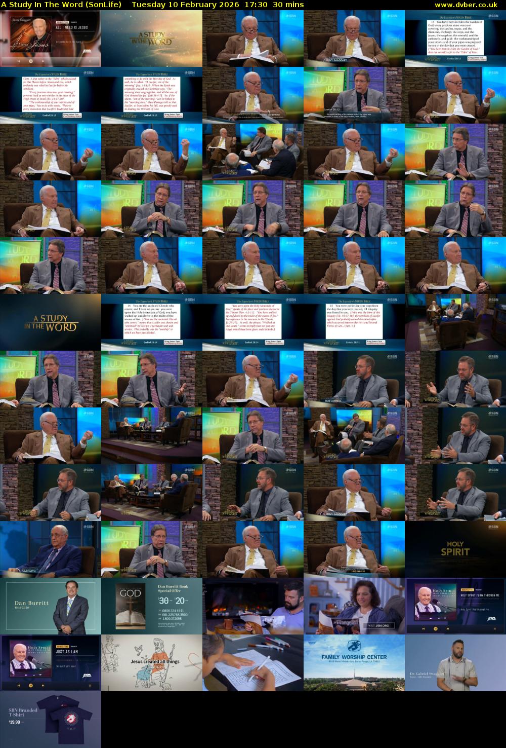 A Study In The Word (SonLife) Tuesday 10 February 2026 17:30 - 18:00