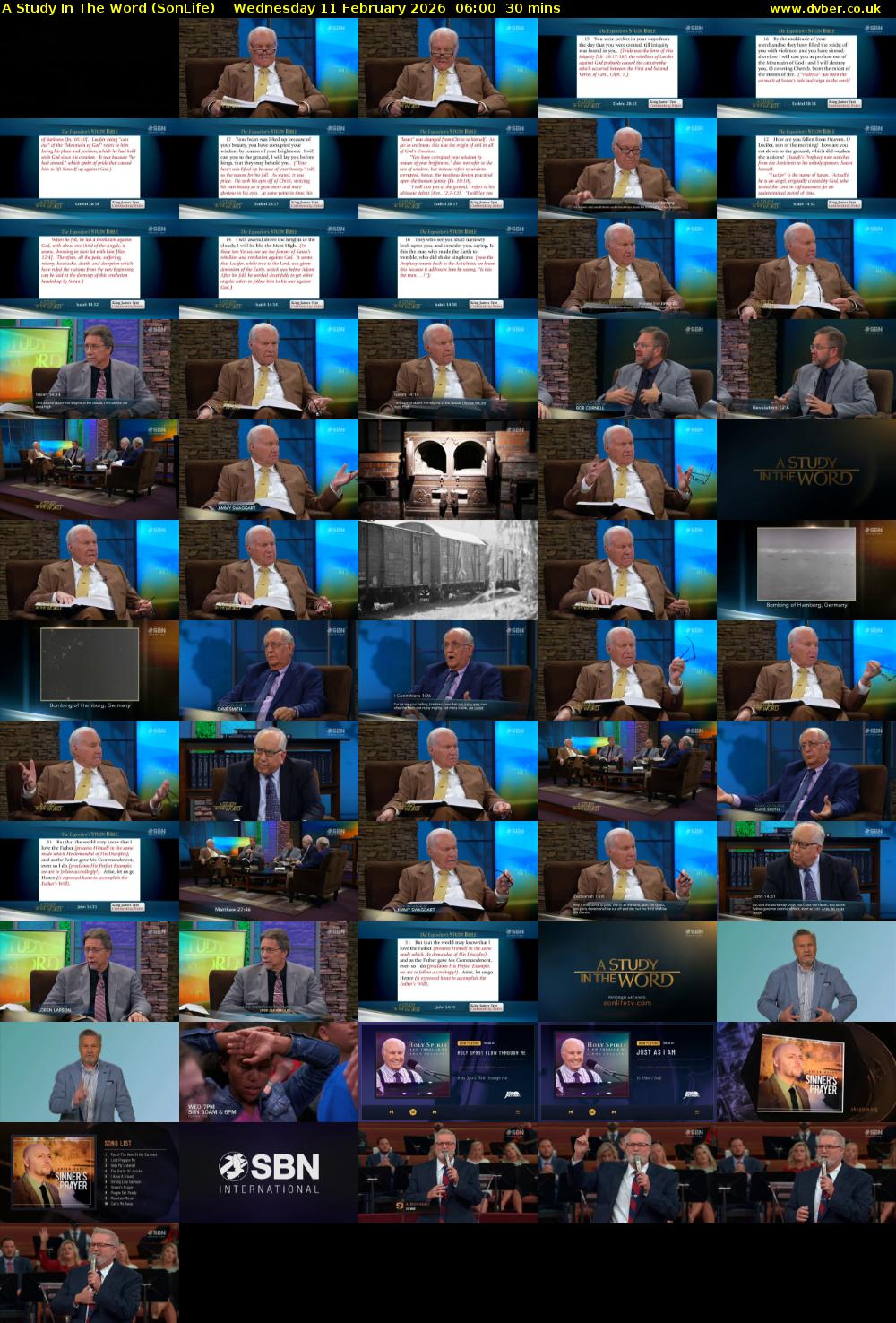 A Study In The Word (SonLife) Wednesday 11 February 2026 06:00 - 06:30