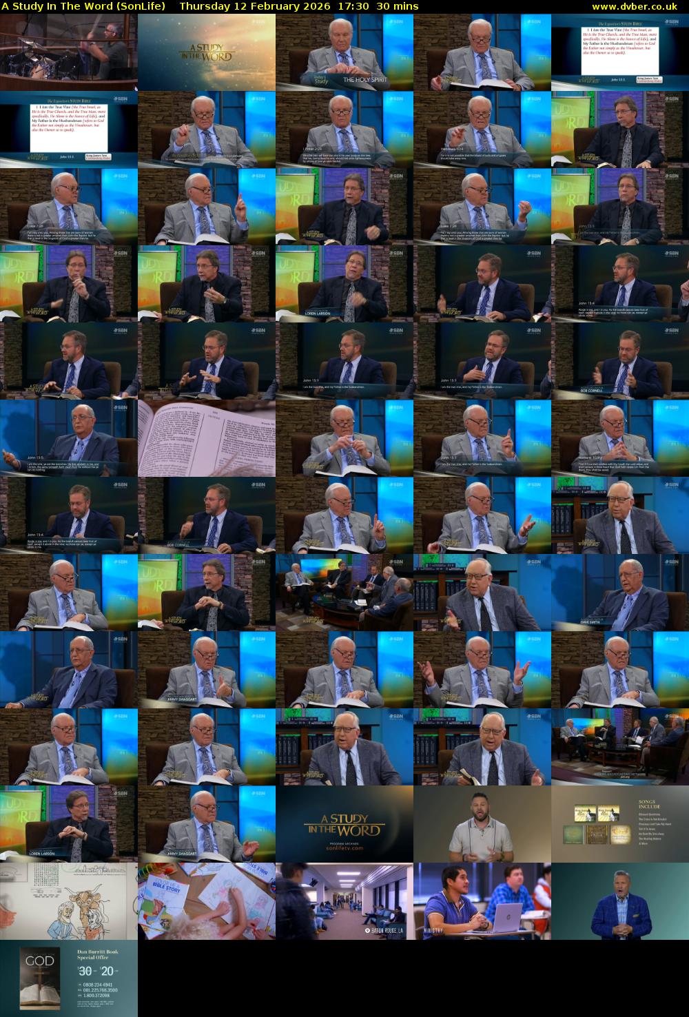 A Study In The Word (SonLife) Thursday 12 February 2026 17:30 - 18:00