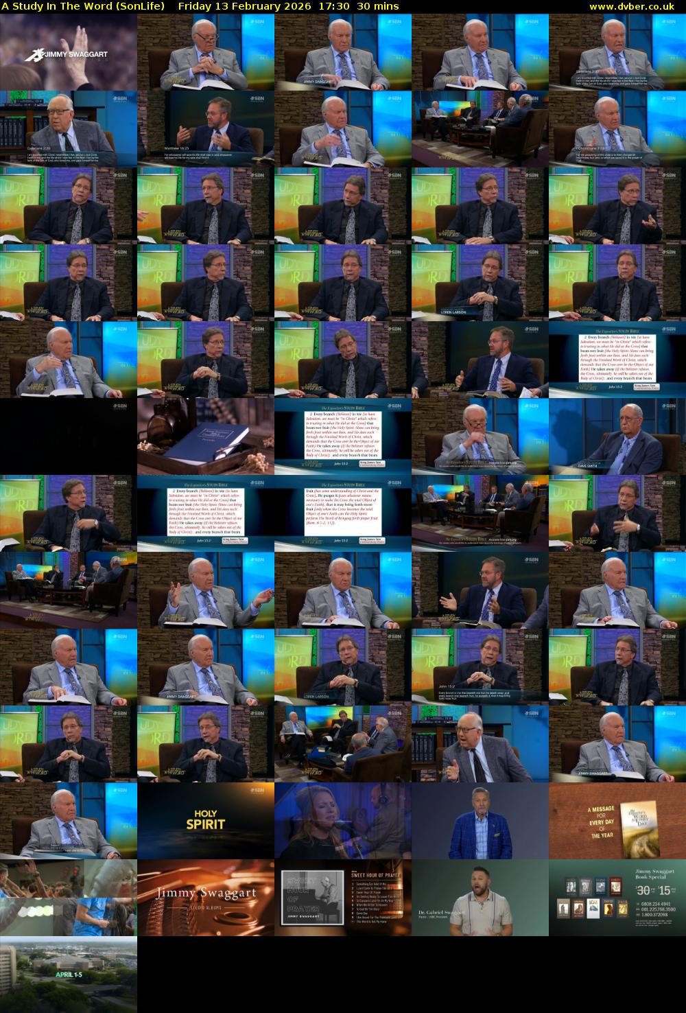 A Study In The Word (SonLife) Friday 13 February 2026 17:30 - 18:00