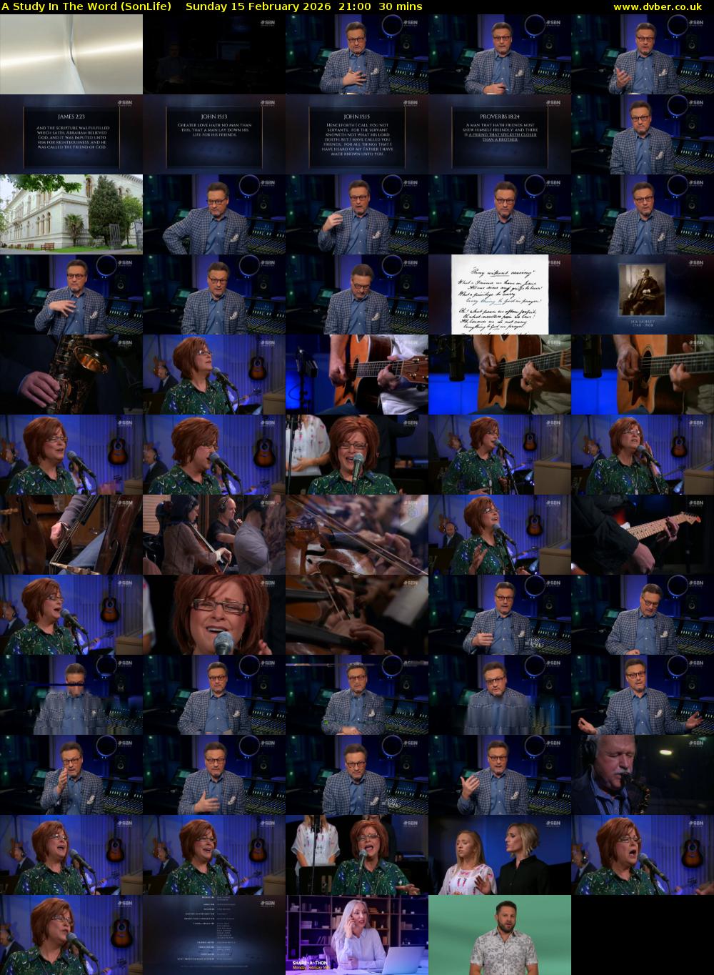 A Study In The Word (SonLife) Sunday 15 February 2026 21:00 - 21:30