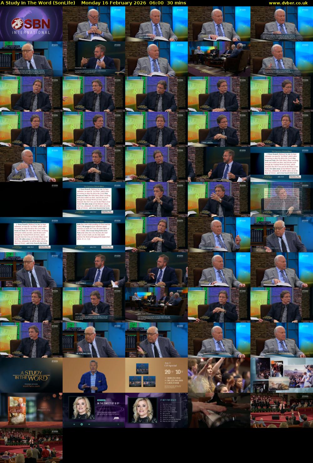 A Study In The Word (SonLife) Monday 16 February 2026 06:00 - 06:30