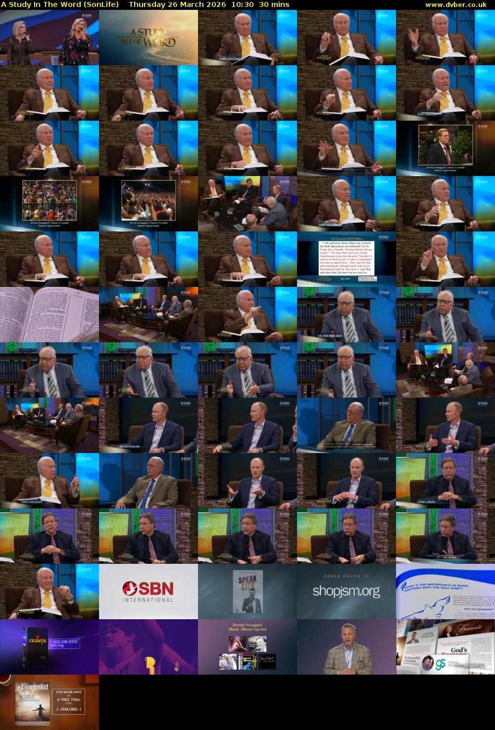 A Study In The Word (SonLife) Thursday 26 March 2026 10:30 - 11:00