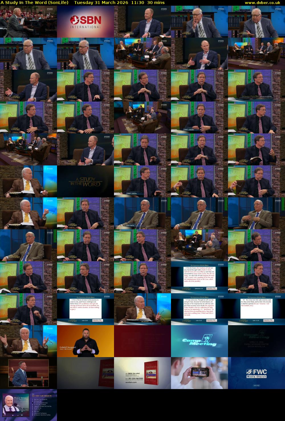 A Study In The Word (SonLife) Tuesday 31 March 2026 11:30 - 12:00