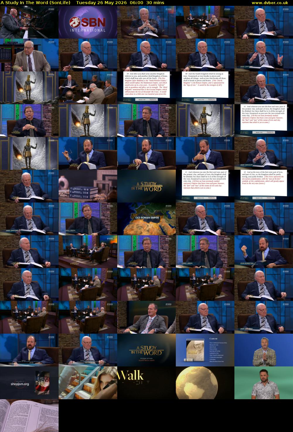 A Study In The Word (SonLife) Tuesday 26 May 2026 06:00 - 06:30