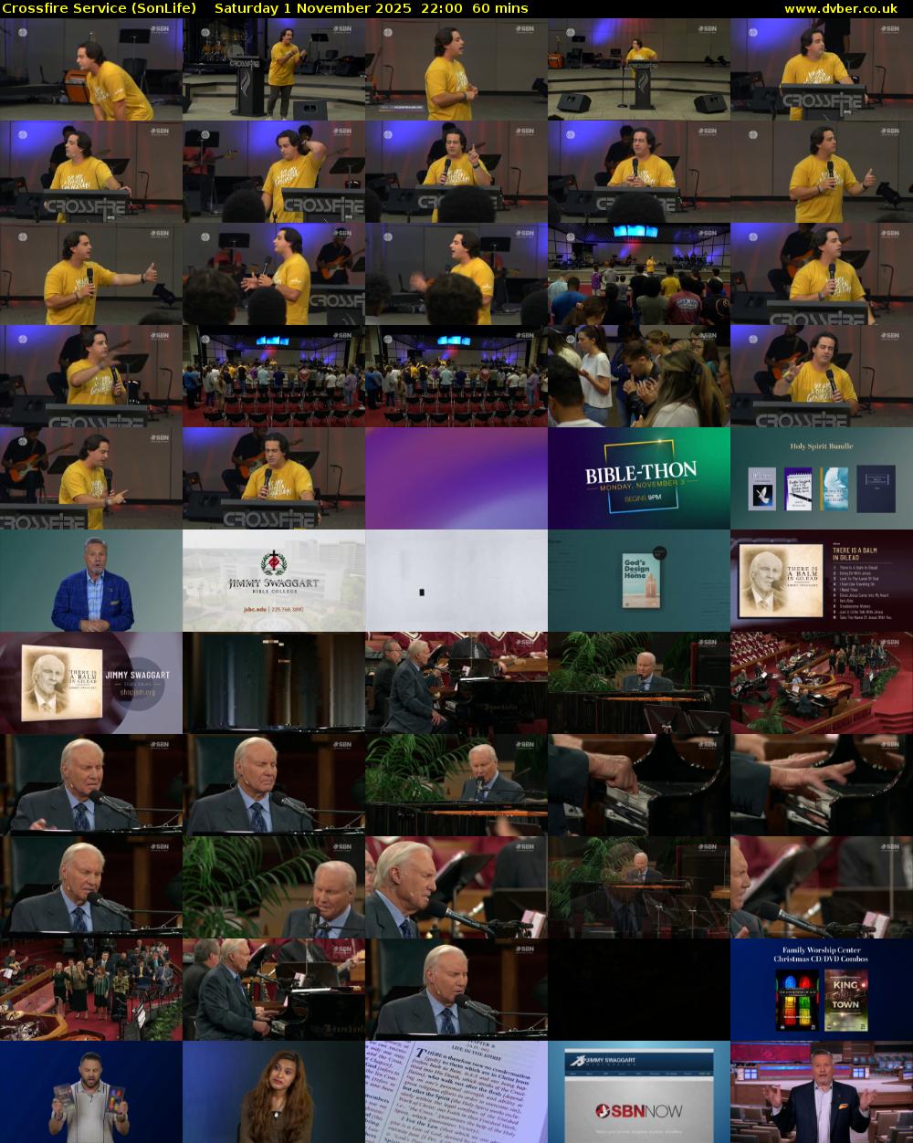 Crossfire Service (SonLife) Saturday 1 November 2025 22:00 - 23:00