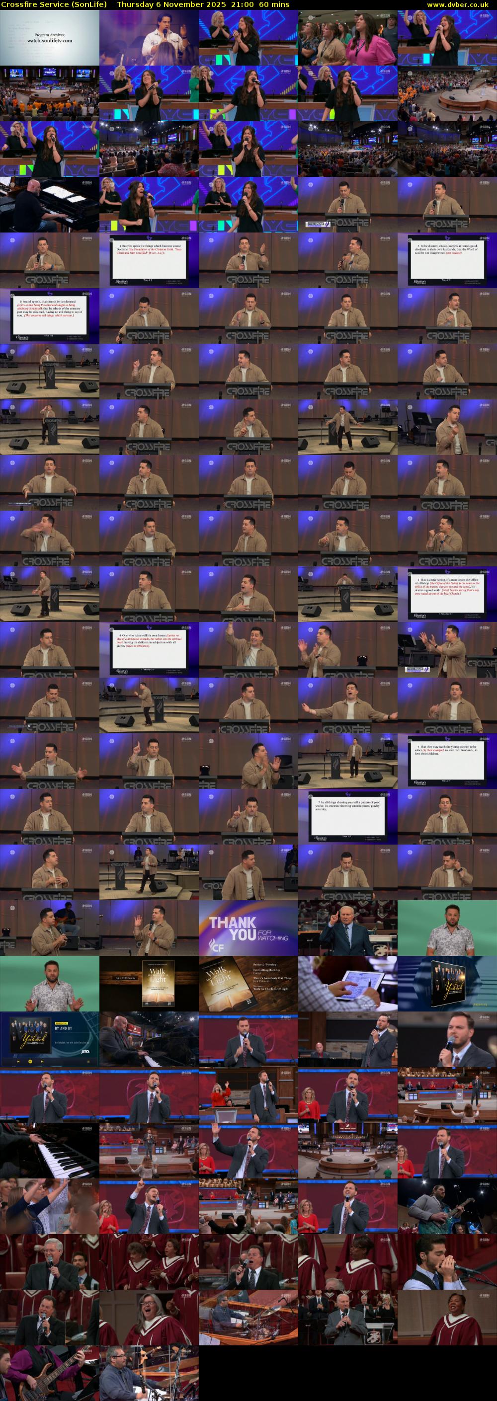 Crossfire Service (SonLife) Thursday 6 November 2025 21:00 - 22:00