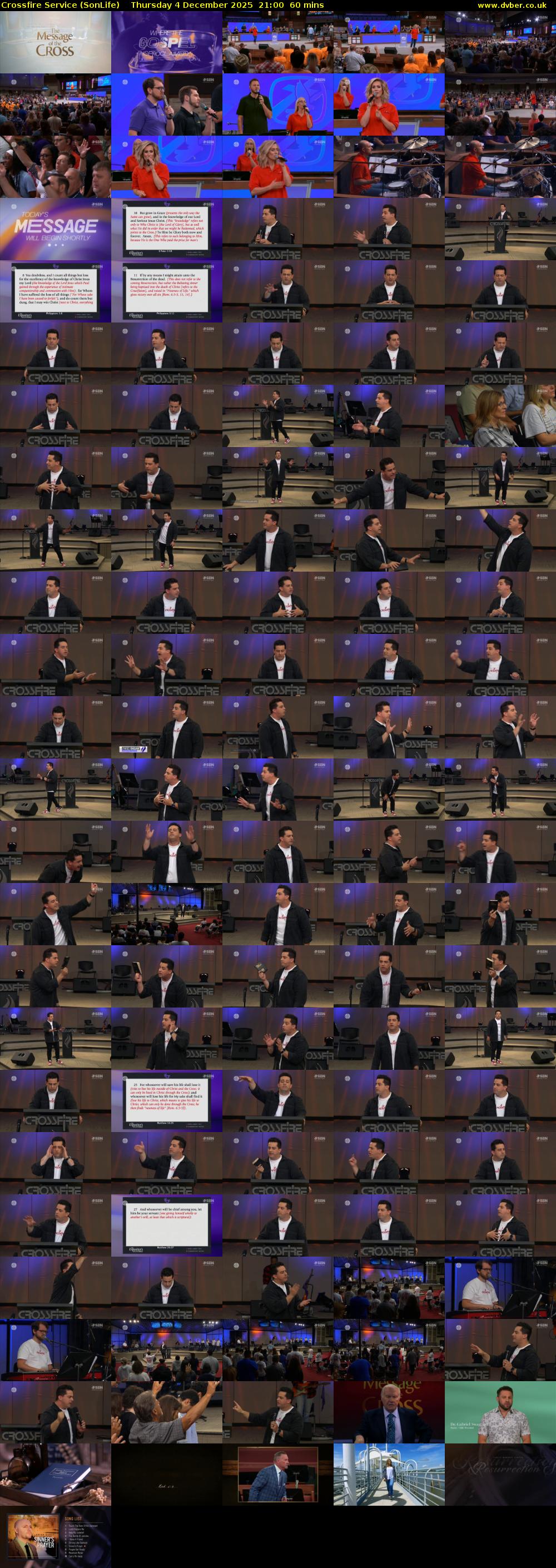 Crossfire Service (SonLife) Thursday 4 December 2025 21:00 - 22:00