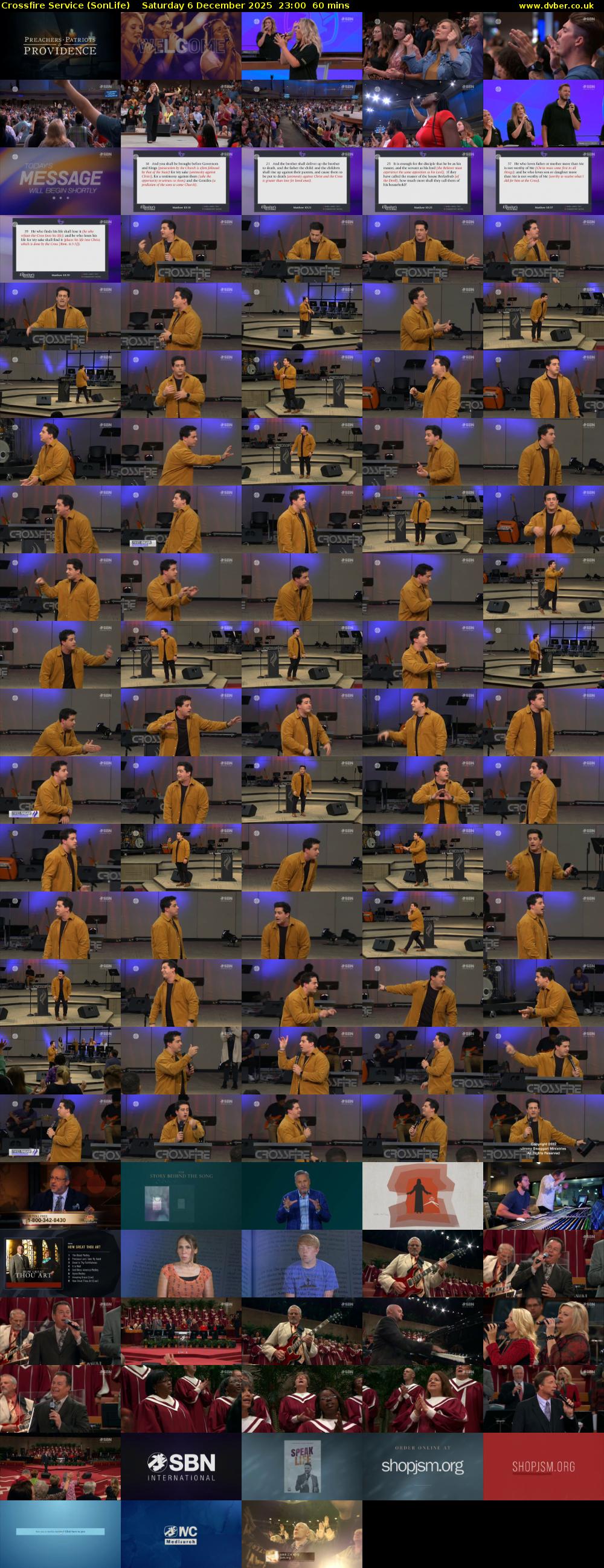 Crossfire Service (SonLife) Saturday 6 December 2025 23:00 - 00:00